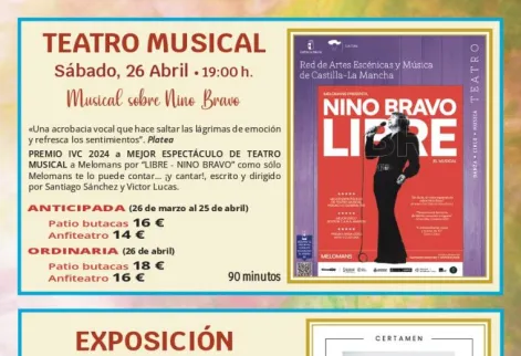 Agenda Ocio - Teatro Musical Nino Bravo · Manzanares en Escena