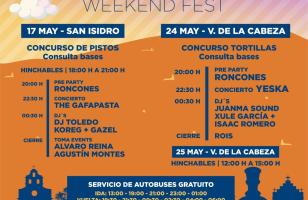 Agenda Ocio - Romería 'Weekend Fest' con multitud de actividades y novedosas jornadas gastronómicas 